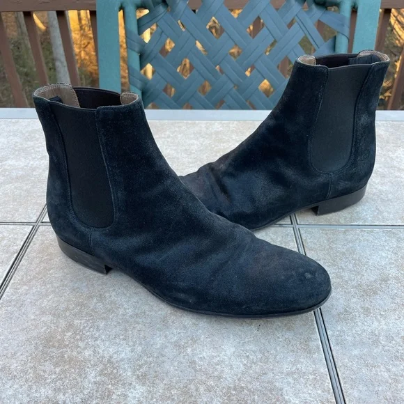 Gianvito Rossi Black Suede Alain Chelsea Boots Casual ALAIN | Gianvito Rossi main image 3